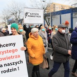 Protest ekologiczny "Benzen nas zabija"