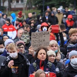 Protest ekologiczny "Benzen nas zabija"