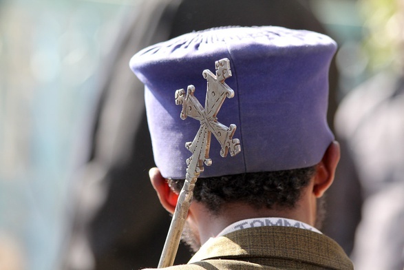 Charakterystyczny koptyjski krzyż
