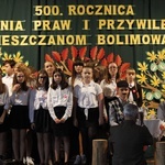 500. rocznica nadania praw i przywilejów mieszczan mieszkańcom Bolimowa