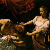 Caravaggio, Judyta ucinająca głowę Holofernesowi.