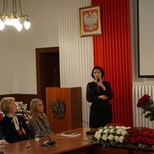 Alicja Przepiórska prezentowała projekt podczas spotkania w strzegomskim magistracie.
