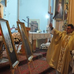 Wprowadzenie relikwii do parafii w Osieku