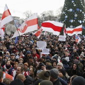 Protesty białoruskiej opozycji przeciwko integracji z Rosją