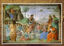 Domenico Bigordi 
zwany Ghirlandaio
KAZANIE  ŚW. JANA CHRZCICIELA
fresk, 1485–1490
kościół Santa Maria Novella Florencja