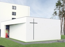 Projekt kaplicy w Oblackim Centrum Młodzieży w Kokotku