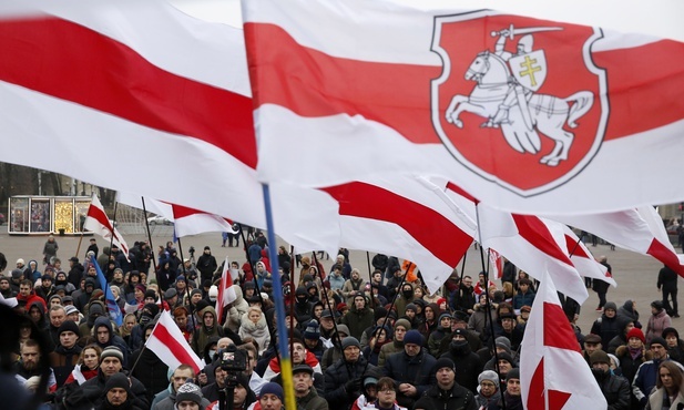 "Nie chcemy być kolonią Rosji" - w Mińsku czwarty protest przeciwko integracji Białorusi z Rosją