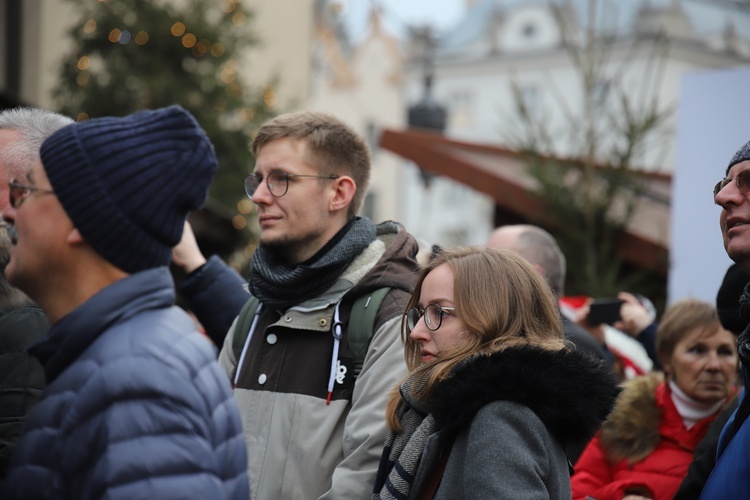 Spotanie opłatkowe na Rynku Głównym 2019