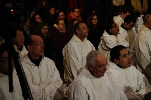 Spotkanie z braćmi z Taizé w kościele Mariackim w Krakowie