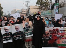 Protesty w Iranie po zamachu