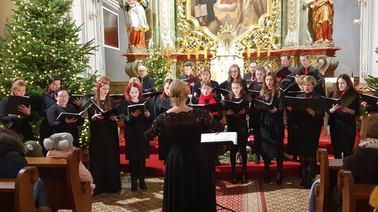 Koncert chóru katedralnego "Tactus Sonus" w Świdnicy.