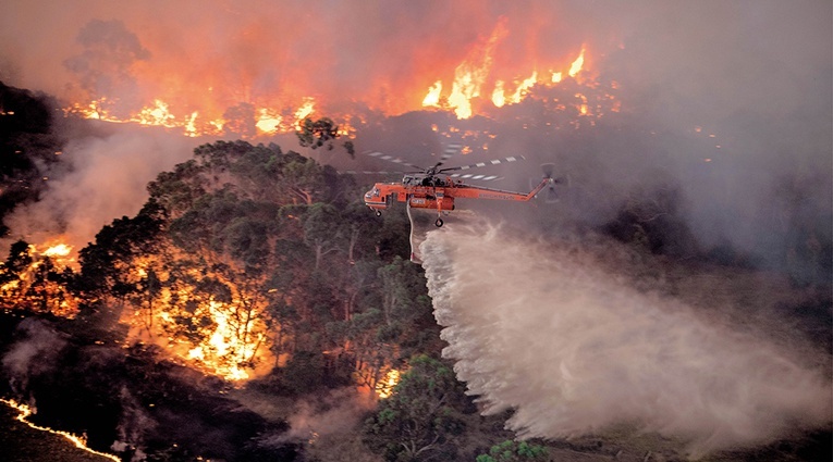 Pogoda i klimat to system naczyń połączonych. Pożary w Australii mogą powodować szybsze topnienie lodowców w Nowej Zelandii.