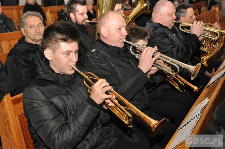 Kolędowanie strażackiej orkiestry z Gorzowa Wielkopolskiego