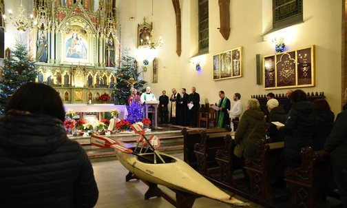 Nabożeństwo odbyło się w kościele pw. Ducha Św. w Nowym Sączu.