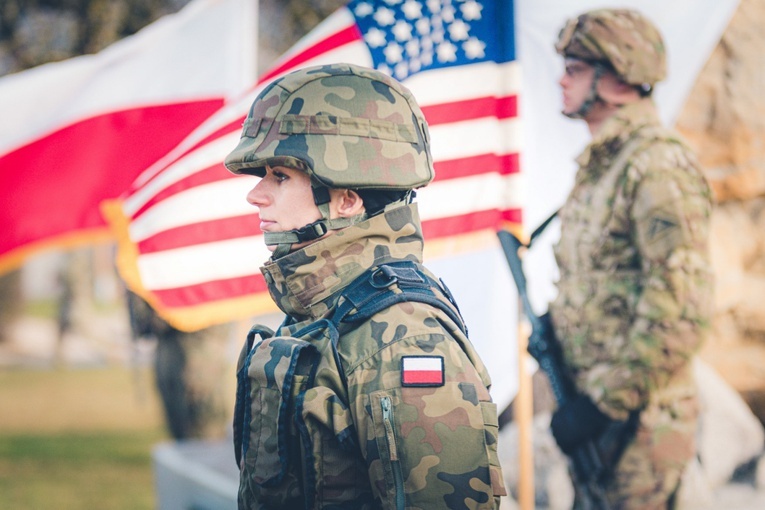 Polscy żołnierze oddali hołd amerykańskim wyzwolicielom