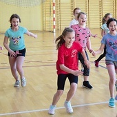 ▲	Zajęcia sportowe odbywały się w sali sportowej WSD „Hosianum”. 