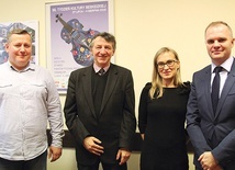 Współorganizatorzy inicjatyw: (od lewej) Marek Regel, Lesław Werpachowski, Joanna Paciecha i Robert Ciupa.