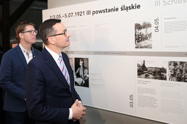 Premier Mateusz Morawiecki zwiedził Muzeum Powstań Śląskich 