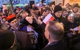 Prezydent Andrzej Duda podczas spotkania z mieszkańcami Zakliczyna.
