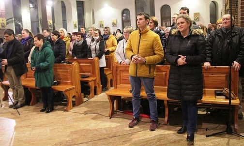 Wspólnota SECiM podczas spotkania 19 lutego w kościele św. Pawła w Bielsku-Białej.