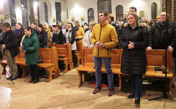 Wspólnota SECiM podczas spotkania 19 lutego w kościele św. Pawła w Bielsku-Białej.