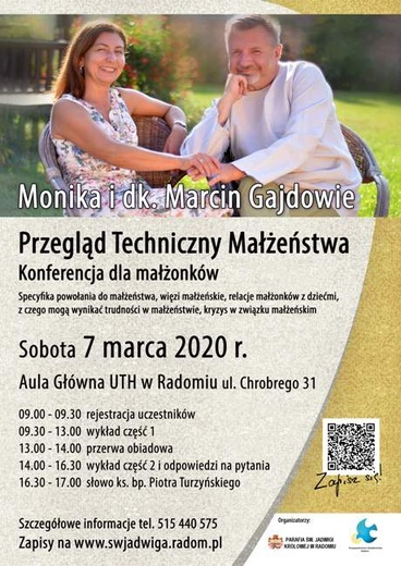"Przegląd techniczny małżeństwa" - konferencja dla małżonków