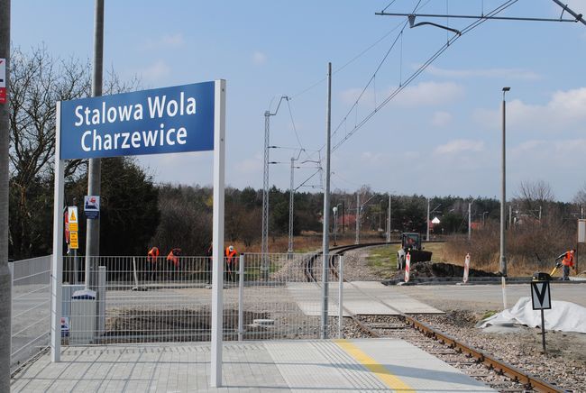 Stalowa Wola, osiedle Chrzewice. Nowy przystanek kolejowy.