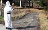 Dominikanie z Najświętszym Sakramentem na ulicach Ustronia-Hermanic