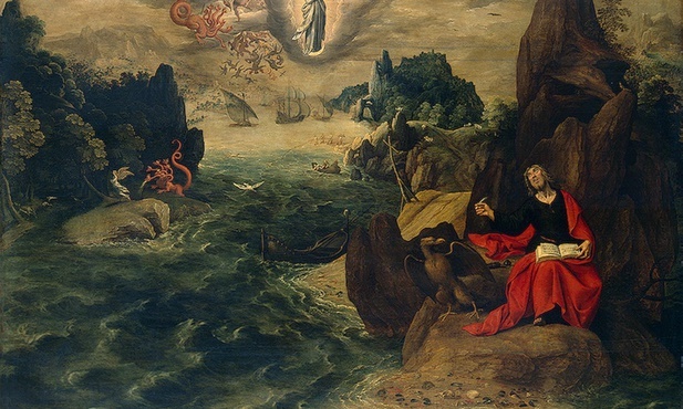 Tobias Verhaecht, Wizja św. Jana na wyspie Patmos.