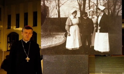 Bp Roman Pindel przypomniał zdjęcie młdoego Karola Wojtyły z ewangelickimi siostrami, które opiekowały się jego chorym bratem Edmundem.