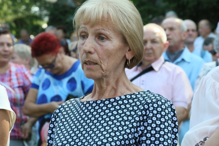 Krystyna Wolińska prosiła o pomoc Matkę Bożą Kębelską w Wąwolnicy.