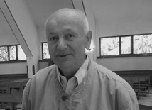 Śp. Józef Jarosz w kościele św. Józefa podczas promocji książki: "Walka o kościół na Złotych Łanach" w czerwcu 2017 r.
