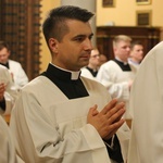 Przysięga alumnów przed święceniami diakonatu we wrocławskim seminarium
