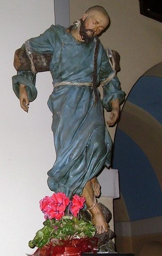 Figura św. J. G. Perboyre w krakowskim kościele sióstr karmelitanek.