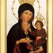 ▲	Obraz wotywny umieszczony w pierwszej katowickiej katedrze.