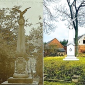 Komputerowa wizualizacja starego (z lewej) i przyszłego (z prawej) monumentu.