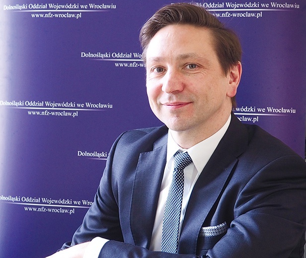 Zbigniew Terek, dyrektor dolnośląskiego oddziału Narodowego Funduszu Zdrowia.
