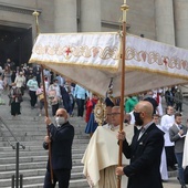 Uroczystości Bożego Ciała w katowickiej katedrze.