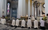 Uroczystości Bożego Ciała w katowickiej katedrze.