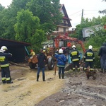 Oberwanie chmury nad Glisnem koło Mszany Dolnej