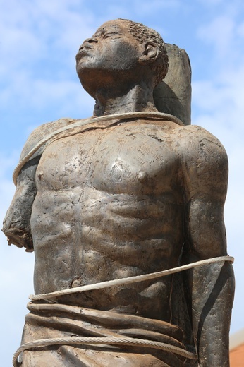 Posąg męczennika z Ugandy