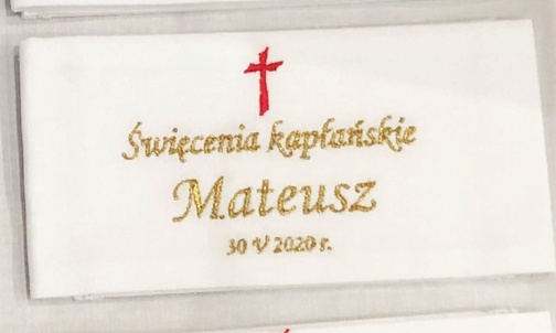Manutergium ks. Mateusza, zgodnie z tradycją, było darem dla jego mamy.