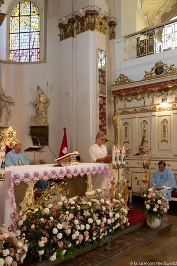 Msza św. odpustowa z udziałem apostolstwa trzeźwości w Rokitnie