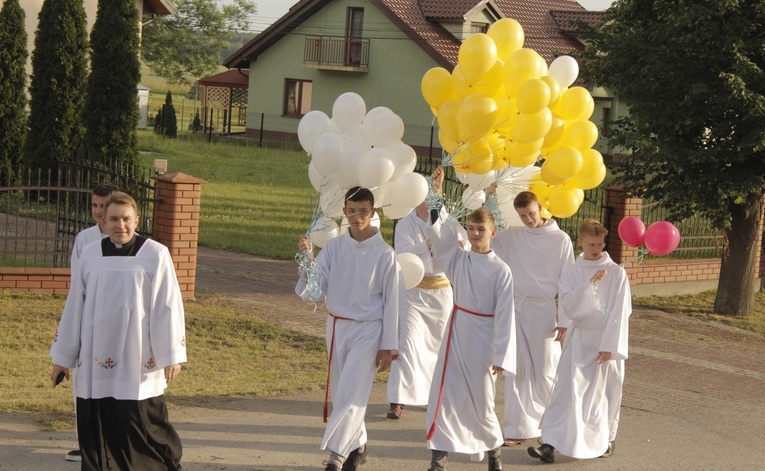 Borowa k. Mielca: Sto papieskich balonów