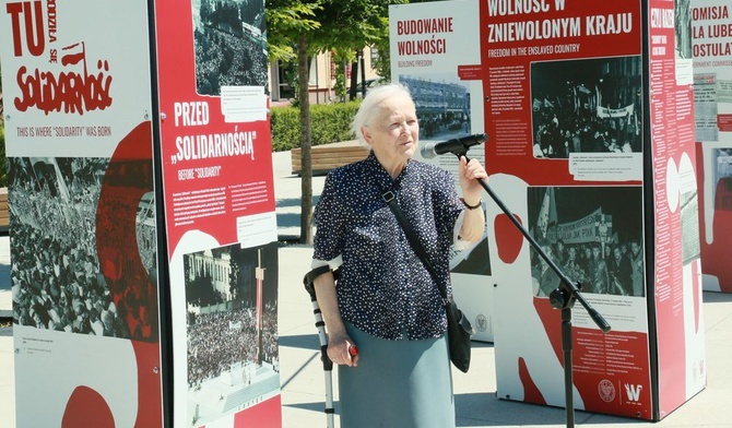 Urszula Radek, uczestniczka strajku, wspominała wydarzenia sprzed 40 lat.