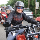 U św. Walentego w Lubiążu motocykliści powierzyli się opiece św. Krzysztofa