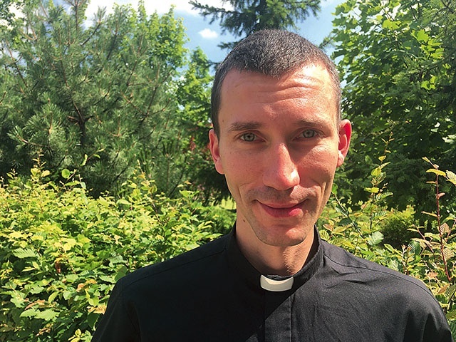 ▲	Ks. Rafał rozpoczyna piąty rok posługi w diecezji Nicea.