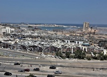Port w Bejrucie po wybuchu