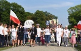 Tak grupa 5 wchodziła rok temu na Jasną Górę.