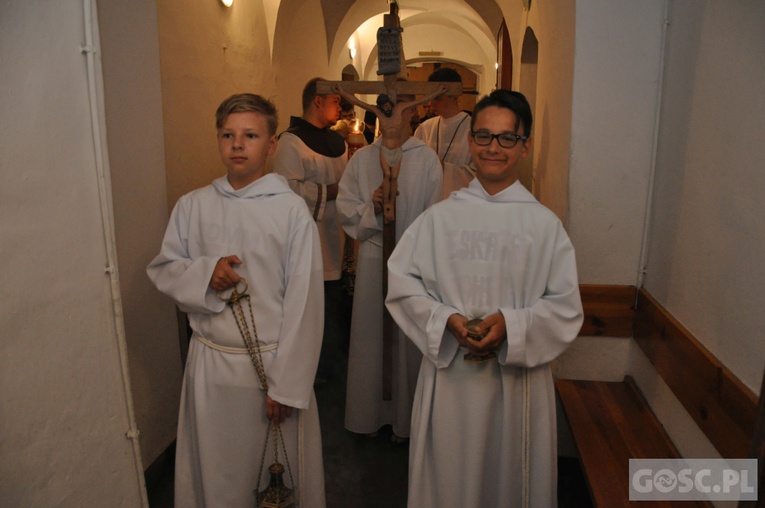 Obłóczyny w klasztorze Braci Mniejszych we Wschowie 